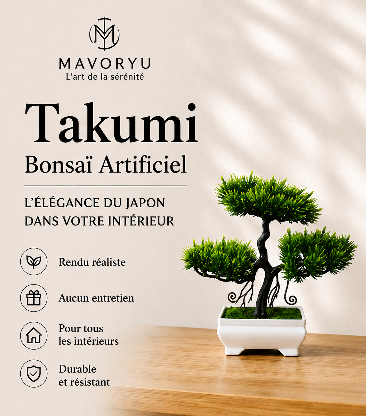 Bonsaï Artificiel Takumi - 24 cm