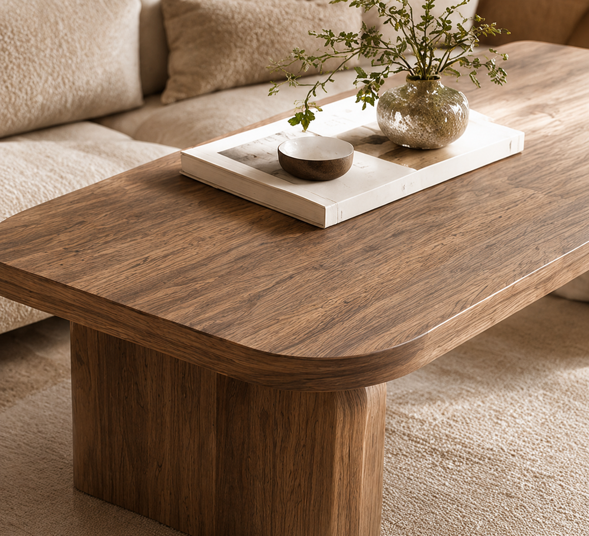 Table Basse Nagori – Effet Bois 120 cm